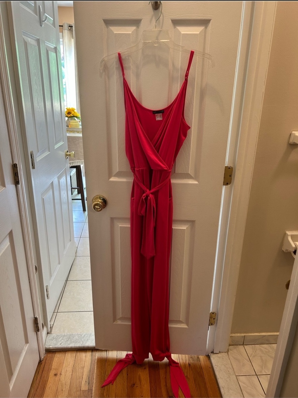 VENUS Hot Pink jumpsuit with ties